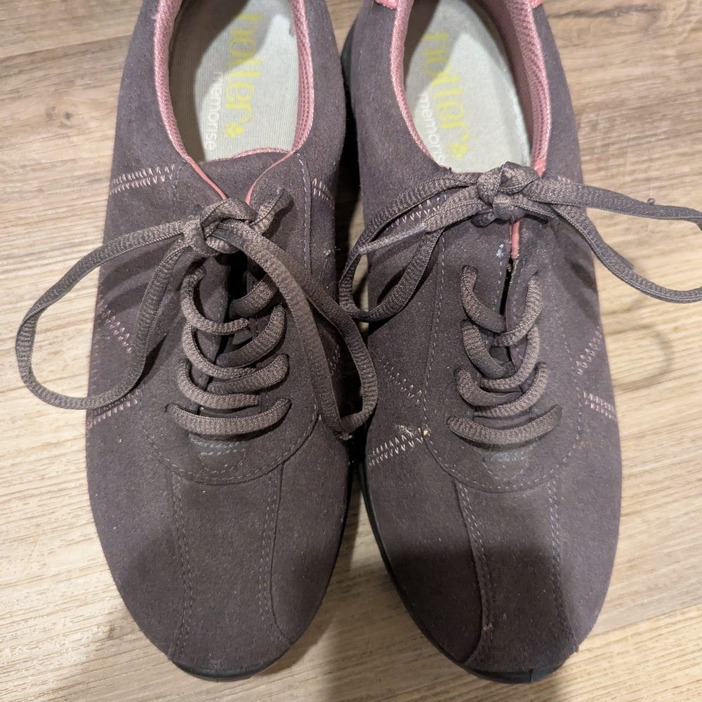 Hotter Dark Brown Lace-Up Sneakers